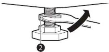 LG F16105SBD - Adjusting and Levelling the Feet - 4
