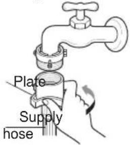 LG F16105SBD - Connecting Screw-Type Hose to Tap Without Thread - 4