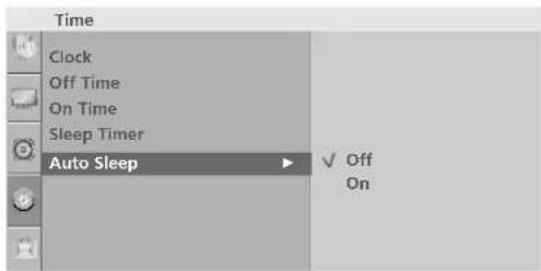 LG 47LG30RA - AUTO SHUT-OFF SETTING - 2