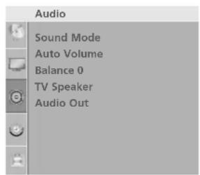 LG 47LG30RA - SELECTING AUDIO OUT (Except 22LG3\*\*\*) - 1