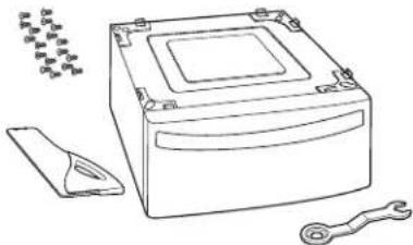LG TDN12240G - El accesorio de pedestal incluye: - 1