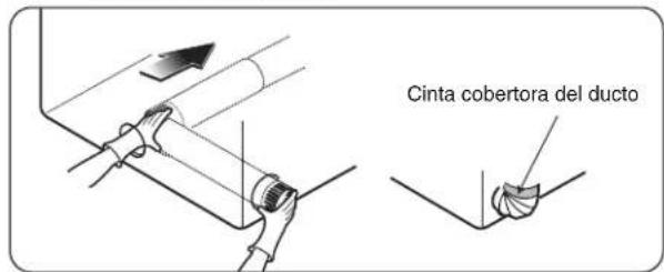 Cinta cobertora del ducto