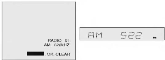 LG LH-CX643S - Presetting the Radio Stations - 1