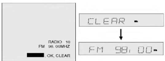 LG LH-CX643S - To Clear the Stored Radio Stations - 3