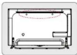 LG 49UB859Y - Securing the TV to a wall - 1