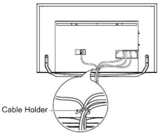 LG 49UB859Y - Tidying cables - 2