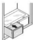 LG GR-M820LS - Refitting the Vegetable Drawer - 2