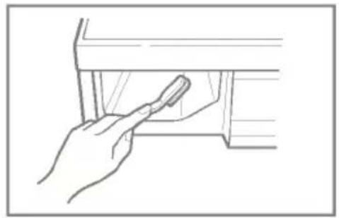 LG WD-1480FHD - n The drawer recess - 1
