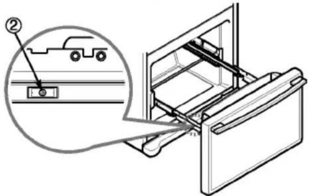 LG GR-C258UGL - Removing Pullout Drawer - 3