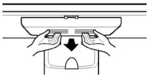 LG GR-C258UGL - To change the refrigerator light: - 1