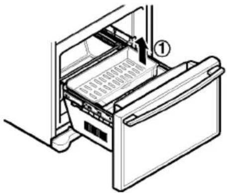 LG GR-C258UGL - Removing Pullout Drawer - 1