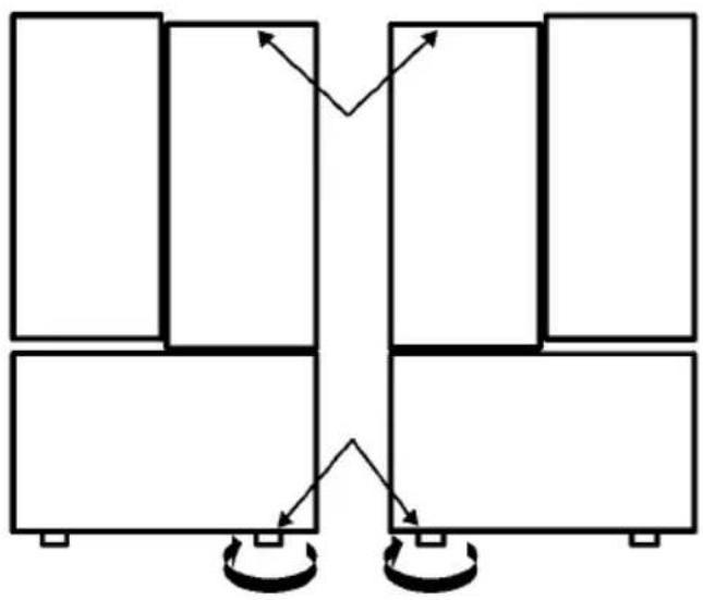 LG GR-C258UGL - LEVELING AND DOOR ALIGNMENT Leveling - 1