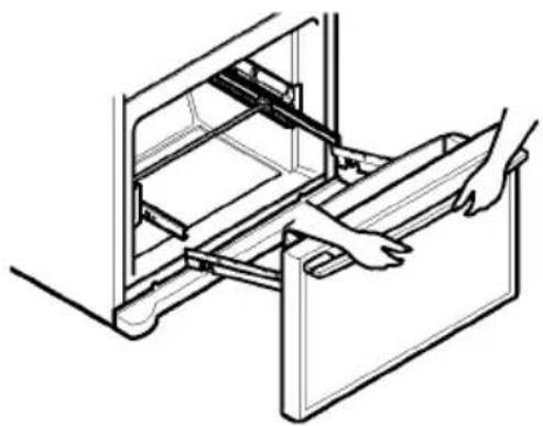 LG GR-C258UGL - Removing Pullout Drawer - 5