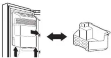 LG GCX-287TNSI - Removing/Refitting the Ice Storage Bin - 2