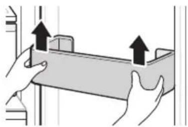 LG GCX-287TNSI - Removing/Refitting the Door Basket - 1