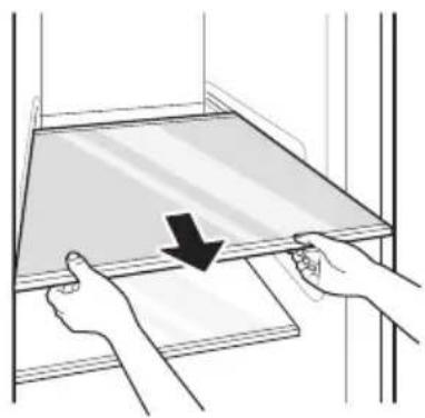 LG GCX-287TNSI - Removing/Refitting the Shelf - 1
