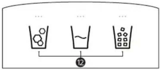 LG GCX-287TNSI - Dispenser Control Panel - 1