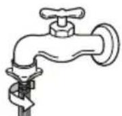 LG T1766TEFT0 - Connect the water supply hose to tap. - 1