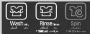 LG T1766TEFT0 - Only Wash, Rinse Only Rinse, Spin Only Drain - 1