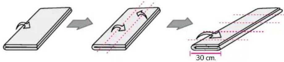 LG T1766TEFT0 - Blanket Folding Method - 2