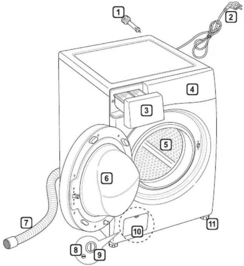 LG F0882W - Parts - 1