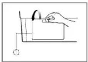 LG WD-12316FD - ⚠️ CAUTION First drain using the drain hose and then open the pump filter to remove whatever any threads or objects. - 1