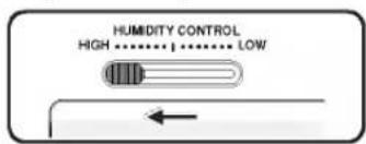 LG GR-L257SVB - Humidity control in the vegetable compartment - 1
