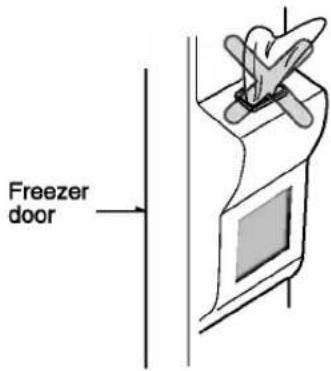 LG GR-L257SVB - Keep the glass at a proper distance from ice outlet. - 1