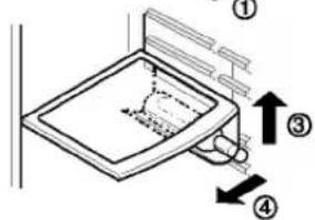 LG GR-L257SVB - In case of separating the wine holder : - 1