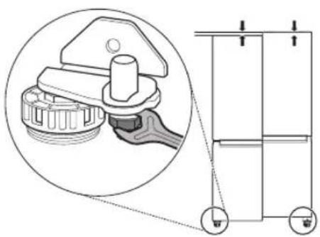 LG GCL-267AXW - Door Alignment for Freezer and Fridge Door - 1