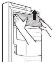 LG GCL-267AXW - Removing/Refitting the Ice Storage Bin - 1