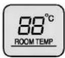 LG GR-P267FBB - Ambient temperature display window. - 1