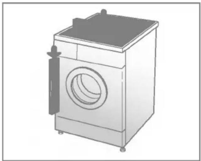 LG WD-10235FB - ■ Level adjustment - 1