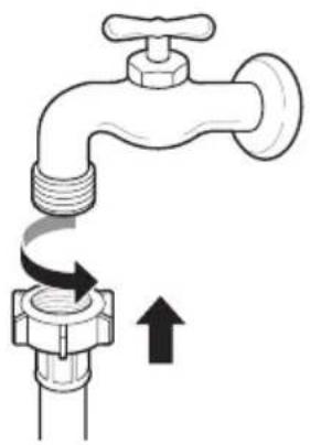 LG F10514WV - Connecting Screw-Type Hose to Tap with Thread - 1