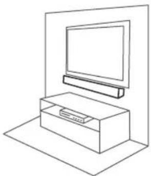 LG NB3535A - Mounting the main unit on a wall - 1