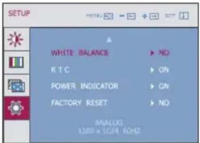 LG W2052TG - Main menu Sub menu Description - 3
