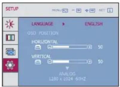 LG W2052TG - Main menu Sub menu Description - 2