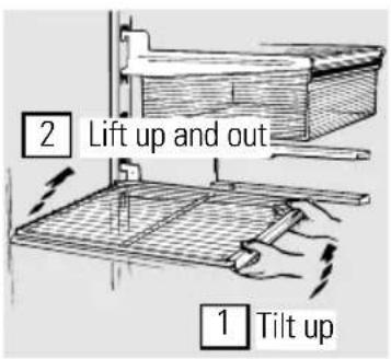HOTPOINT CTX18CIBRWW - About the fresh food compartment shelves. - 1