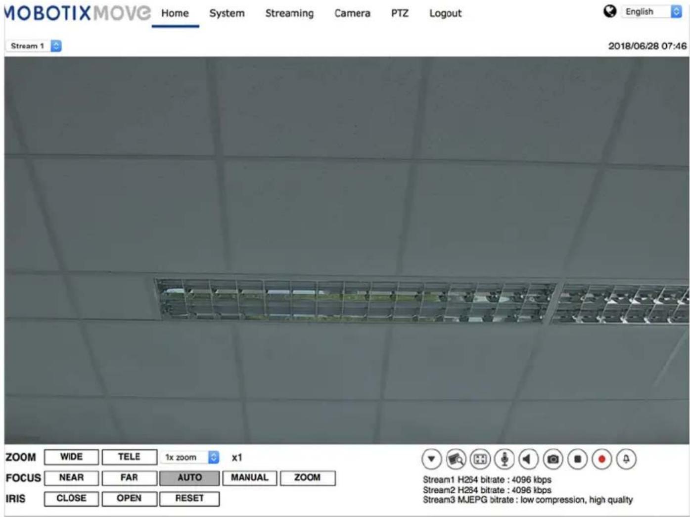 Mobotix Move VB-4-IR - Home Page - 1