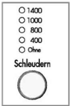 1400 1000 800 400 Ohne Schleudern