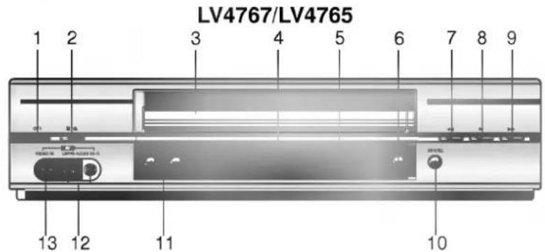LG GC947P1 - The front of the Video Recorder - 2