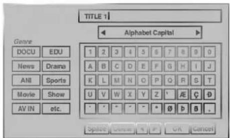 LG RH4840PGL - Naming a Title - 2