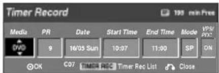 LG RC68222P1 - Use the number buttons then press ENTER to enter the SHOWVIEW programming number. - 1