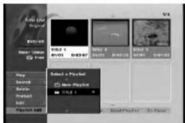 LG DR7924TDL - Adding Additional Title/Chapters to the Playlist -RWvr - 2