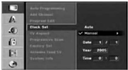 LG DR7924TDL - Manual Clock Set - 1