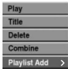 LG RC7812JP1L - Choose a title or chapter on the Original menu to put into the Playlist, then press ENTER. - 2