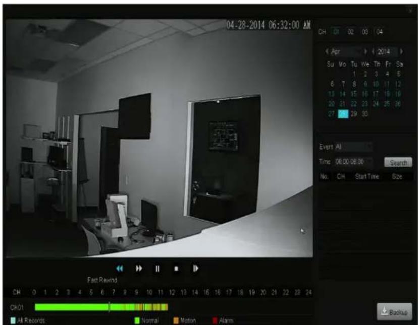 Zmodo ZP-KE1H04-S - Playback - 1