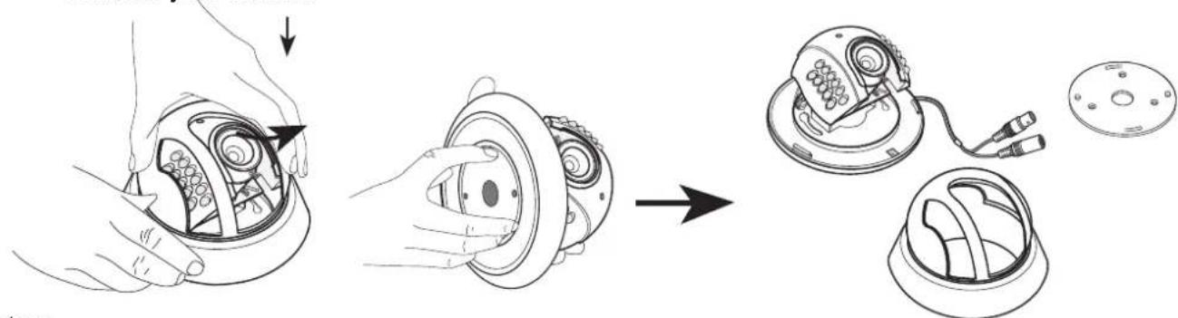 Zmodo CM-S21139BG - Installation procedure - 1