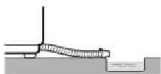 SAMSUNG WA82V5GEC - CAUTIONS WHEN INSERTING THE DRAIN HOSE - 2