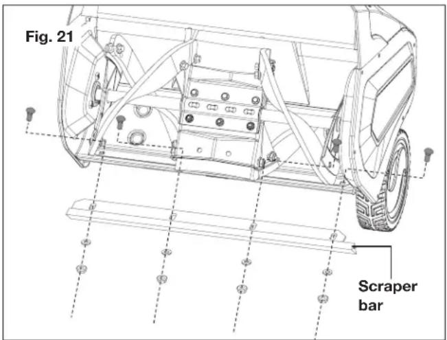 Snow Joe ION100V-21SB-CT-RM - Replacing Scraper Bar - 1